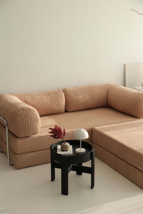 Atelier Del Sofa Sofá-Cama Esquinero Nook Marrón Atelier Del Sofa Sofá-Cama Esquinero Nook Marrón